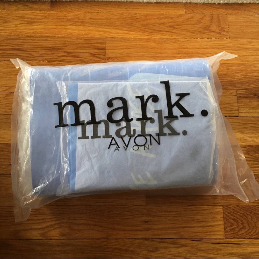 Mark Avon Blue Foldable Yoga Mat Exercise